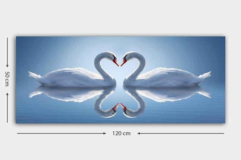 Canvastavla YTY Abstract & Fractals Flerfärgad - 120x50 cm - Inredning - Tavlor & posters - Canvastavla