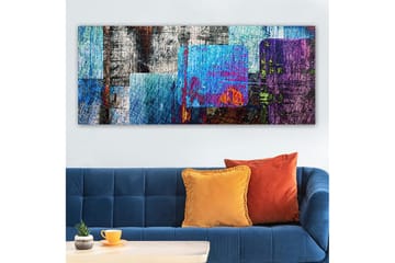Canvastavla YTY Abstract & Fractals Flerfärgad - 120x50 cm - Inredning - Tavlor & posters - Canvastavla