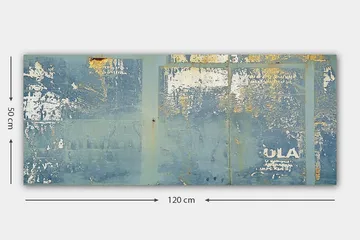 Canvastavla YTY Abstract & Fractals Flerfärgad - 120x50 cm - Inredning - Tavlor & posters - Canvastavla
