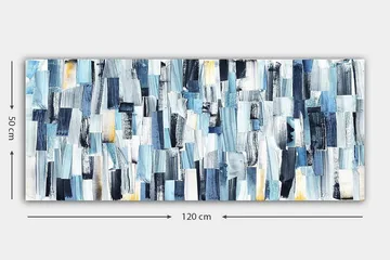 Canvastavla YTY Abstract & Fractals Flerfärgad - 120x50 cm - Inredning - Tavlor & posters - Canvastavla