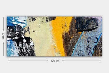 Canvastavla YTY Abstract & Fractals Flerfärgad - 120x50 cm - Inredning - Tavlor & posters - Canvastavla
