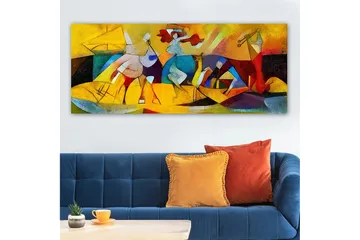 Canvastavla YTY Abstract & Fractals Flerfärgad - 120x50 cm - Inredning - Tavlor & posters - Canvastavla