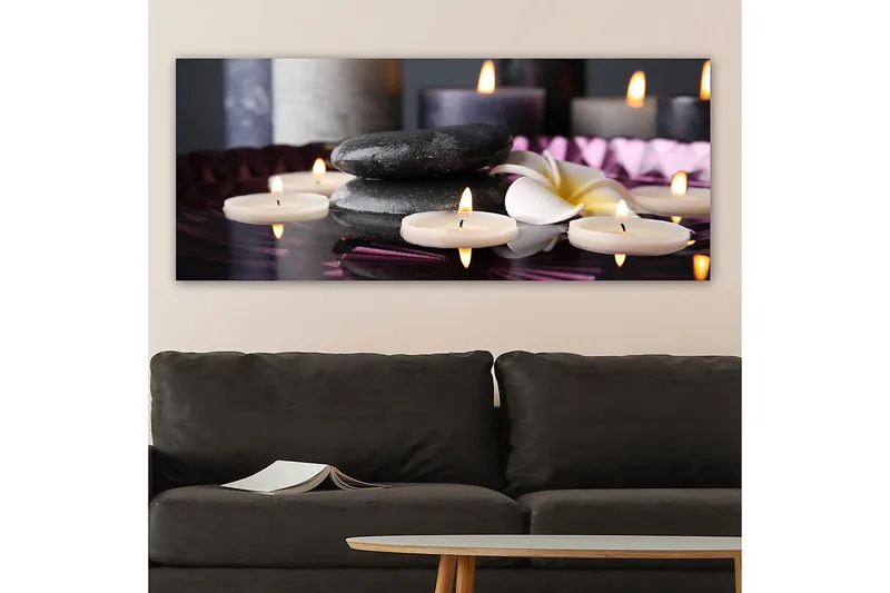 Canvastavla YTY Abstract & Fractals Flerfärgad - 120x50 cm - Inredning - Tavlor & posters - Canvastavla