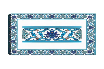 Canvastavla YTY Abstract & Fractals Flerfärgad - 120x50 cm - Inredning - Tavlor & posters - Canvastavla