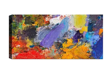 Canvastavla YTY Abstract & Fractals Flerfärgad - 120x50 cm - Inredning - Tavlor & posters - Canvastavla