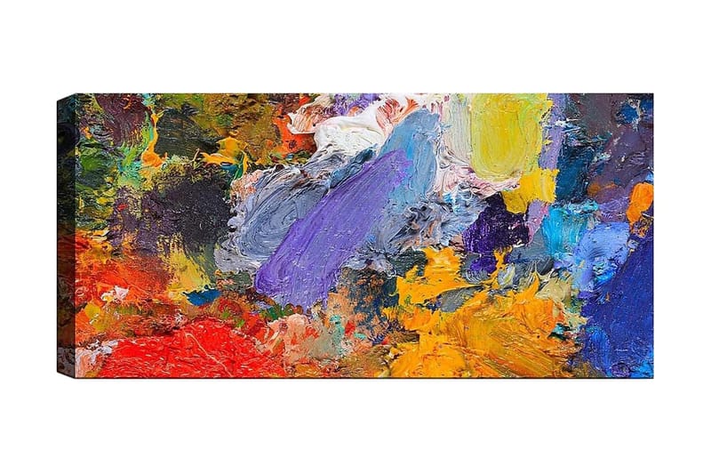 Canvastavla YTY Abstract & Fractals Flerfärgad - 120x50 cm - Inredning - Tavlor & posters - Canvastavla