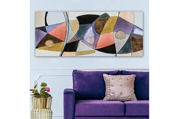 Canvastavla YTY Abstract & Fractals Flerfärgad - 120x50 cm - Inredning - Tavlor & posters - Canvastavla