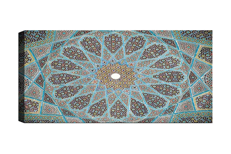 Canvastavla YTY Abstract & Fractals Flerfärgad, 120x50 cm