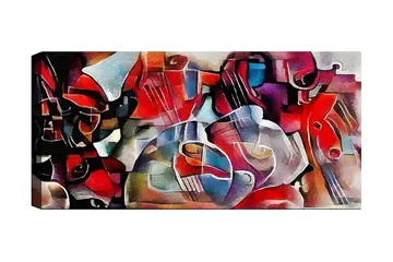 Canvastavla YTY Abstract & Fractals Flerfärgad - 120x50 cm - Inredning - Tavlor & posters - Canvastavla