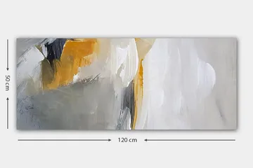 Canvastavla YTY Abstract & Fractals Flerfärgad - 120x50 cm - Inredning - Tavlor & posters - Canvastavla