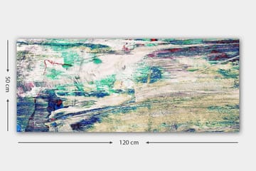 Canvastavla YTY Abstract & Fractals Flerfärgad - 120x50 cm - Inredning - Tavlor & posters - Canvastavla