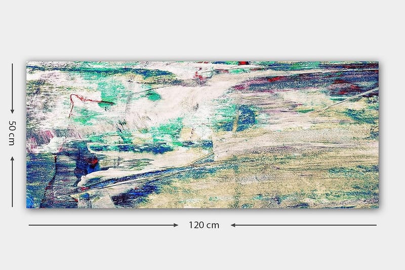Canvastavla YTY Abstract & Fractals Flerfärgad - 120x50 cm - Inredning - Tavlor & posters - Canvastavla