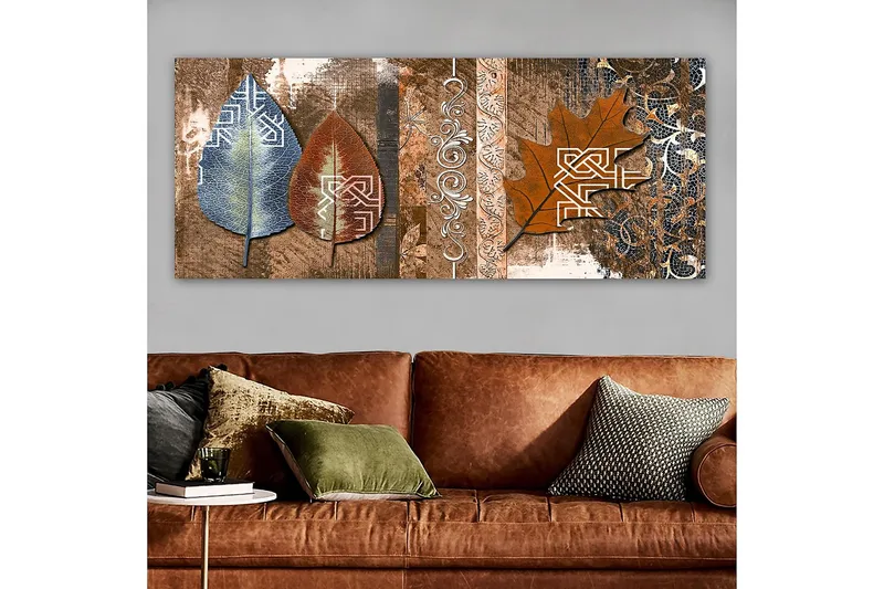 Canvastavla YTY Abstract & Fractals Flerfärgad - 120x50 cm - Inredning - Tavlor & posters - Canvastavla