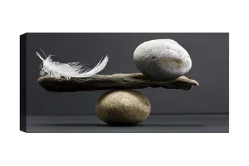 Canvastavla YTY Abstract & Fractals Flerfärgad - 120x50 cm - Inredning - Tavlor & posters - Canvastavla