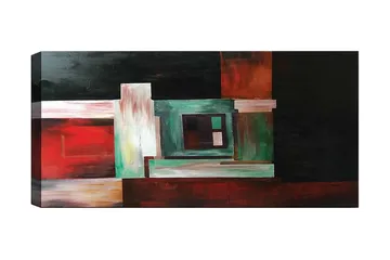 Canvastavla YTY Abstract & Fractals Flerfärgad - 120x50 cm - Inredning - Tavlor & posters - Canvastavla