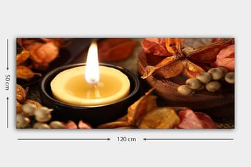 Canvastavla YTY Abstract & Fractals Flerfärgad - 120x50 cm - Inredning - Tavlor & posters - Canvastavla