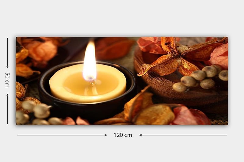 Canvastavla YTY Abstract & Fractals Flerfärgad - 120x50 cm - Inredning - Tavlor & posters - Canvastavla