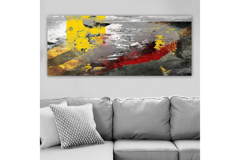 Canvastavla YTY Abstract & Fractals Flerfärgad - 120x50 cm - Inredning - Tavlor & posters - Canvastavla