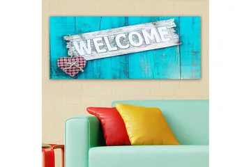 Canvastavla YTY Abstract & Fractals Flerfärgad - 120x50 cm - Inredning - Tavlor & posters - Canvastavla