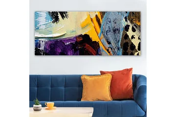 Canvastavla YTY Abstract & Fractals Flerfärgad - 120x50 cm - Inredning - Tavlor & posters - Canvastavla