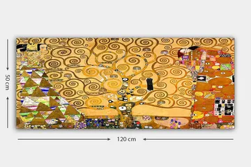 Canvastavla YTY Abstract & Fractals Flerfärgad - 120x50 cm - Inredning - Tavlor & posters - Canvastavla