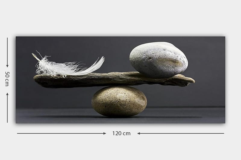 Canvastavla YTY Abstract & Fractals Flerfärgad - 120x50 cm - Inredning - Tavlor & posters - Canvastavla