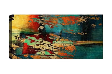 Canvastavla YTY Abstract & Fractals Flerfärgad - 120x50 cm - Inredning - Tavlor & posters - Canvastavla
