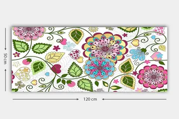 Canvastavla YTY Abstract & Fractals Flerfärgad - 120x50 cm - Inredning - Tavlor & posters - Canvastavla