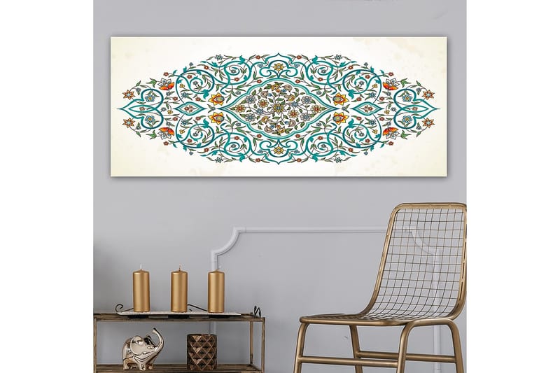 Canvastavla YTY Abstract & Fractals Flerfärgad - 120x50 cm - Inredning - Tavlor & posters - Canvastavla