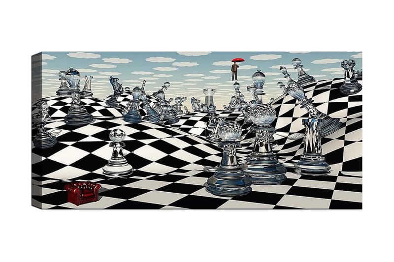 Canvastavla YTY Animals Flerfärgad - 120x50 cm - Inredning - Tavlor & posters - Canvastavla