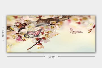 Canvastavla YTY Animals Flerfärgad - 120x50 cm - Inredning - Tavlor & posters - Canvastavla