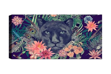 Canvastavla YTY Animals Flerfärgad - 120x50 cm - Inredning - Tavlor & posters - Canvastavla