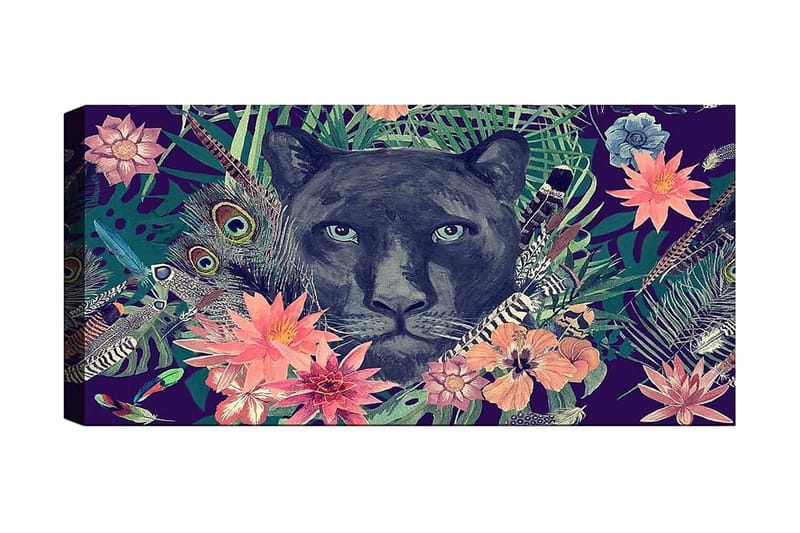 Canvastavla YTY Animals Flerfärgad - 120x50 cm - Inredning - Tavlor & posters - Canvastavla