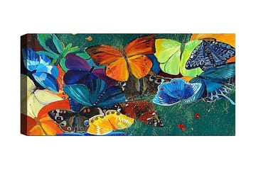 Canvastavla YTY Animals Flerfärgad - 120x50 cm - Inredning - Tavlor & posters - Canvastavla