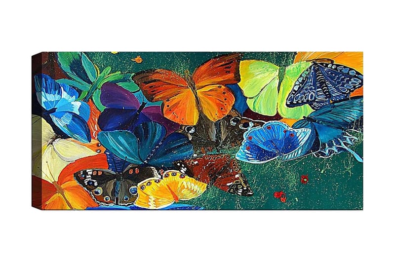 Canvastavla YTY Animals Flerfärgad - 120x50 cm - Inredning - Tavlor & posters - Canvastavla