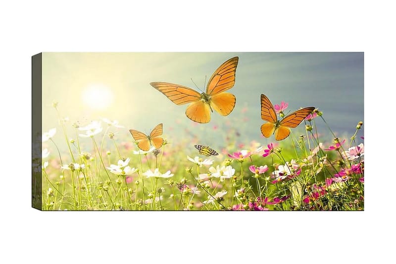Canvastavla YTY Animals Flerfärgad - 120x50 cm - Inredning - Tavlor & posters - Canvastavla