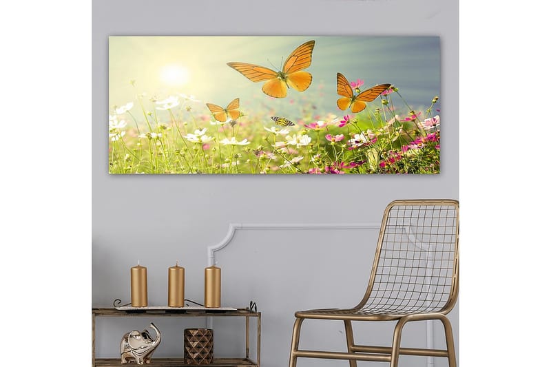 Canvastavla YTY Animals Flerfärgad - 120x50 cm - Inredning - Tavlor & posters - Canvastavla