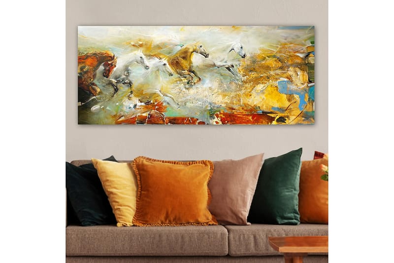 Canvastavla YTY Animals Flerfärgad - 120x50 cm - Inredning - Tavlor & posters - Canvastavla