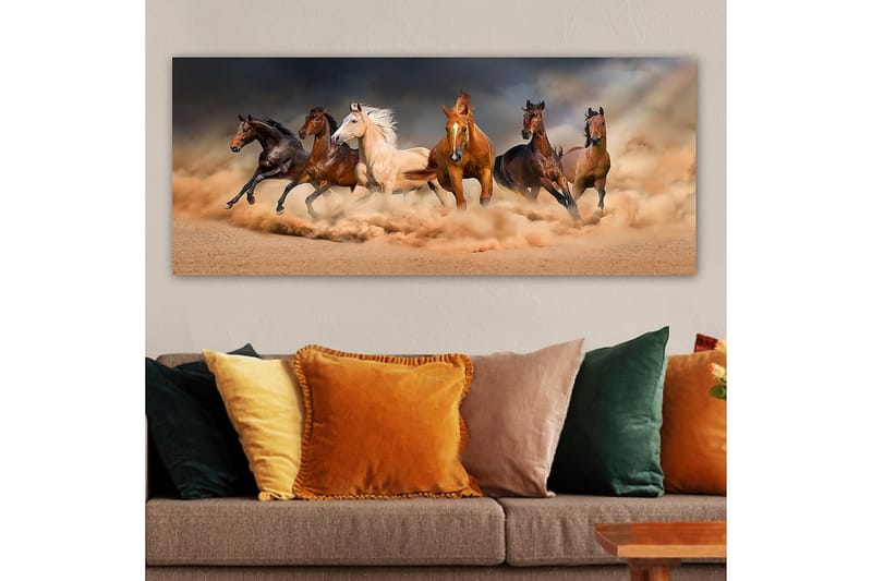 Canvastavla YTY Animals Flerfärgad - 120x50 cm - Inredning - Tavlor & posters - Canvastavla