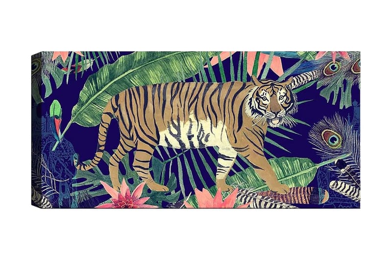 Canvastavla YTY Animals Flerfärgad - 120x50 cm - Inredning - Tavlor & posters - Canvastavla