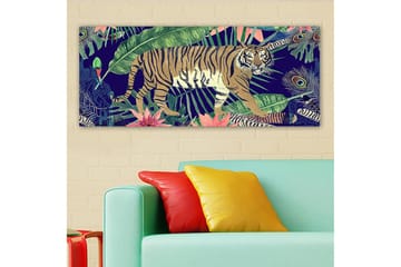 Canvastavla YTY Animals Flerfärgad - 120x50 cm - Inredning - Tavlor & posters - Canvastavla