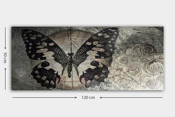 Canvastavla YTY Animals Flerfärgad - 120x50 cm - Inredning - Tavlor & posters - Canvastavla