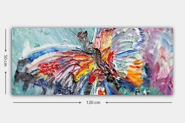 Canvastavla YTY Animals Flerfärgad - 120x50 cm - Inredning - Tavlor & posters - Canvastavla