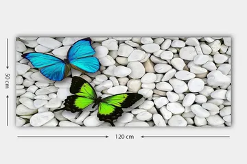 Canvastavla YTY Animals Flerfärgad - 120x50 cm - Inredning - Tavlor & posters - Canvastavla