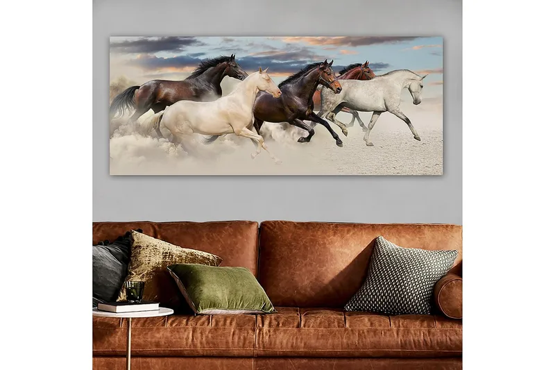 Canvastavla YTY Animals Flerfärgad - 120x50 cm - Inredning - Tavlor & posters - Canvastavla