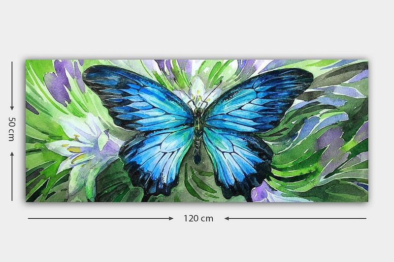 Canvastavla YTY Animals Flerfärgad - 120x50 cm - Inredning - Tavlor & posters - Canvastavla