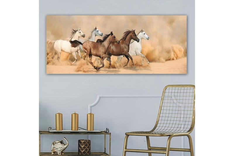 Canvastavla YTY Animals Flerfärgad - 120x50 cm - Inredning - Tavlor & posters - Canvastavla