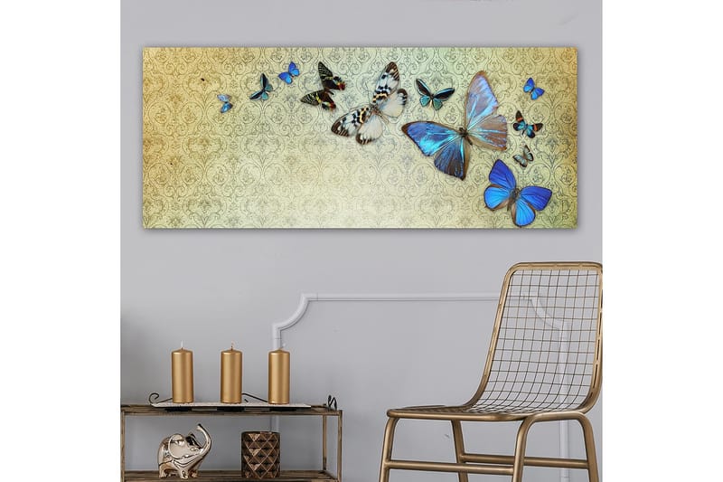 Canvastavla YTY Animals Flerfärgad - 120x50 cm - Inredning - Tavlor & posters - Canvastavla