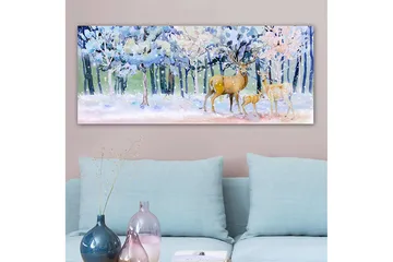 Canvastavla YTY Animals Flerfärgad - 120x50 cm - Inredning - Tavlor & posters - Canvastavla