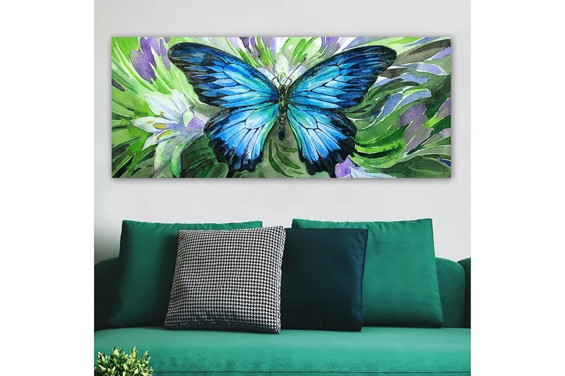 Canvastavla YTY Animals Flerfärgad - 120x50 cm - Inredning - Tavlor & posters - Canvastavla